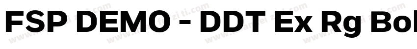 FSP DEMO - DDT Ex Rg Bold字体转换